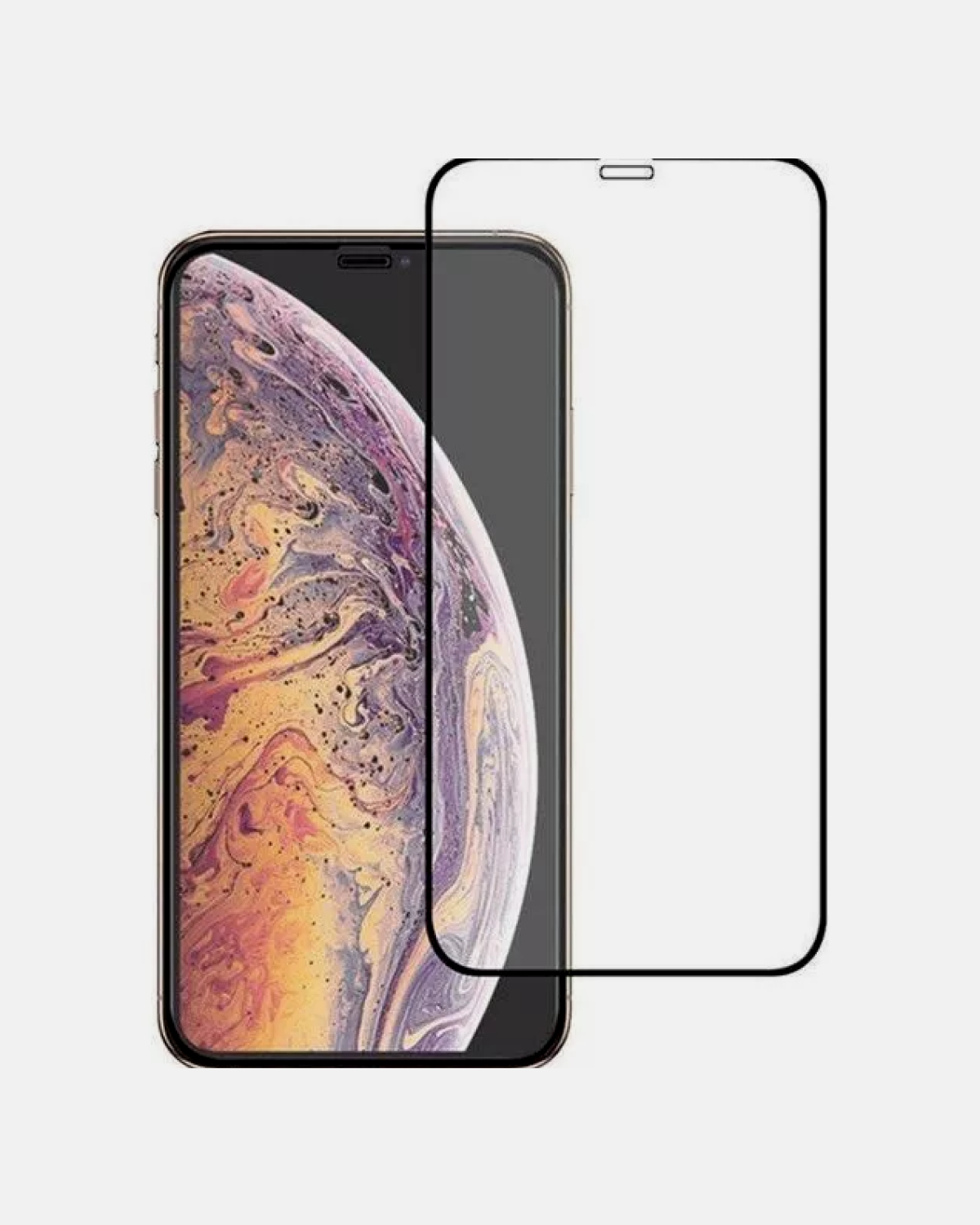 Goldline Tempered Glass für iPhone